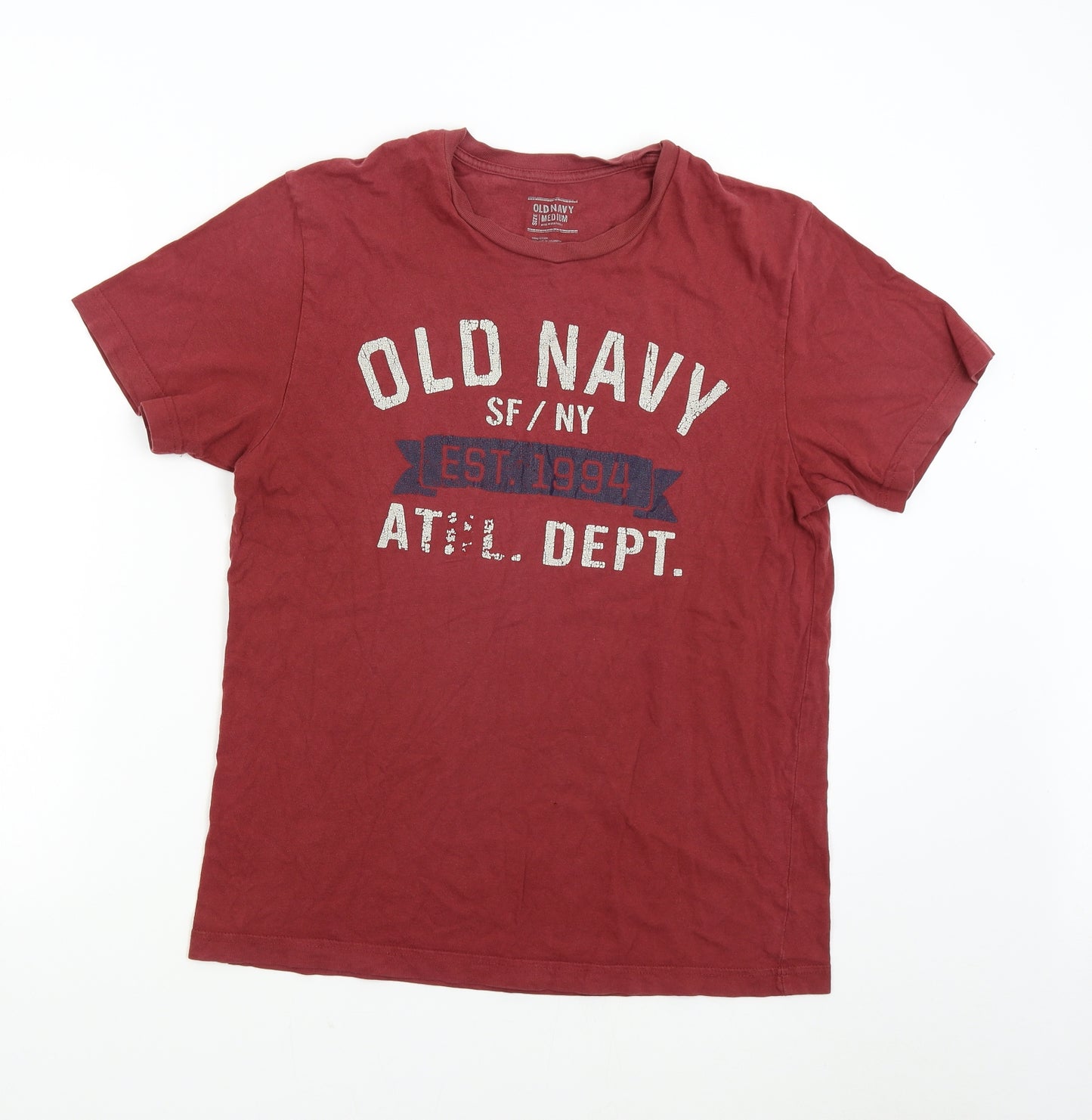 Old Navy Mens Red    T-Shirt Size M