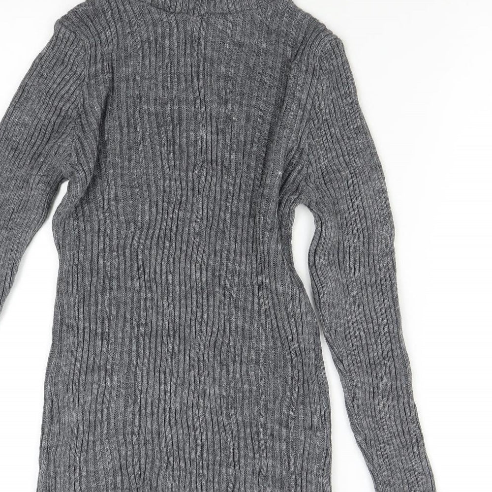 Preworn Womens Grey  Knit Pullover Jumper Size M