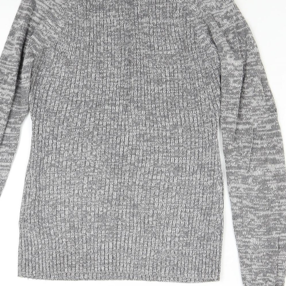 GUESS Womens Grey  Knit Pullover Jumper Size S
