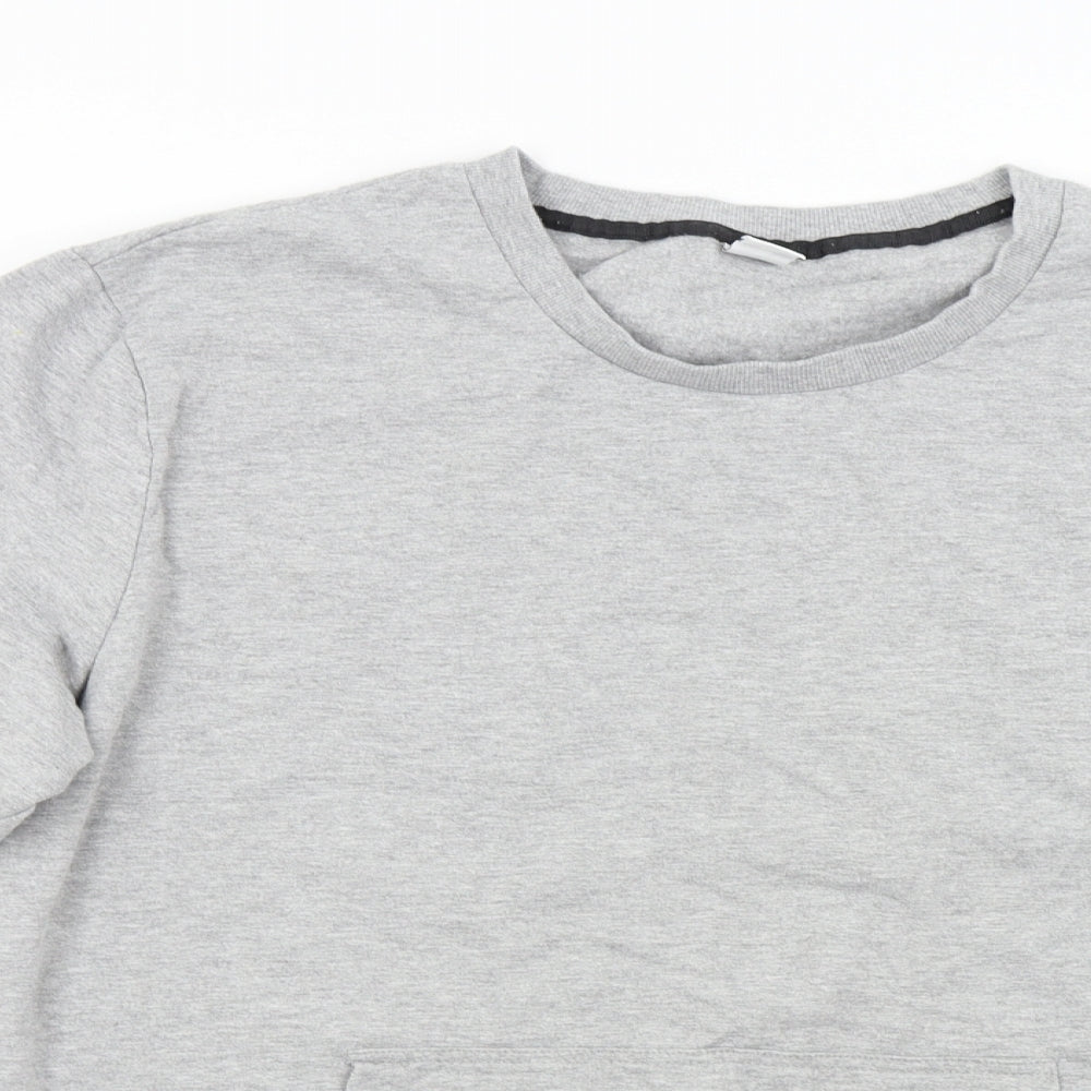 Active Touch Mens Grey   Pullover Sweatshirt   - 5XL