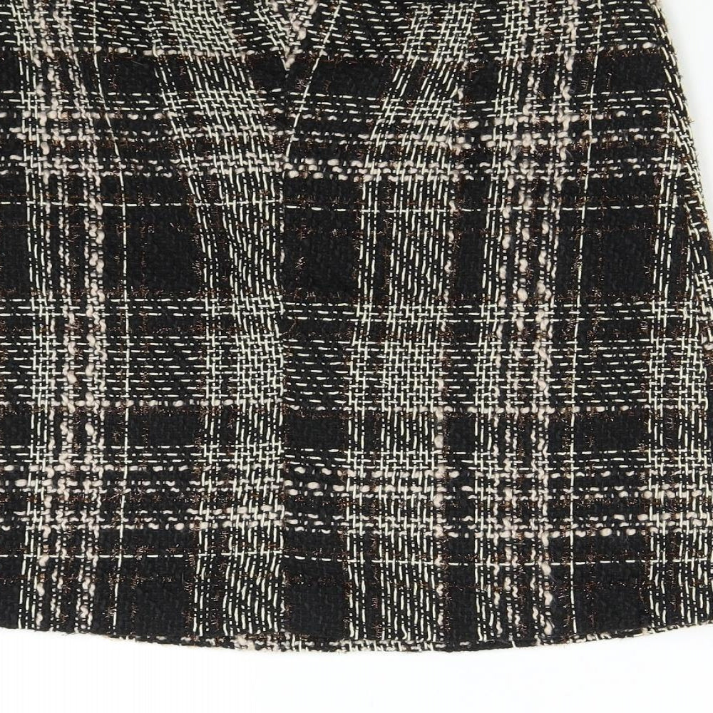 F&F Womens Multicoloured Check  Mini Skirt Size 10