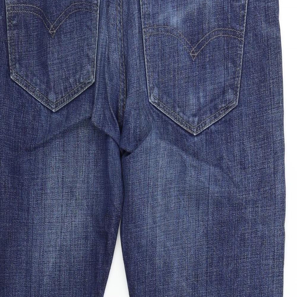 Levi Mens Blue  Denim Straight Jeans Size 31 L30 in