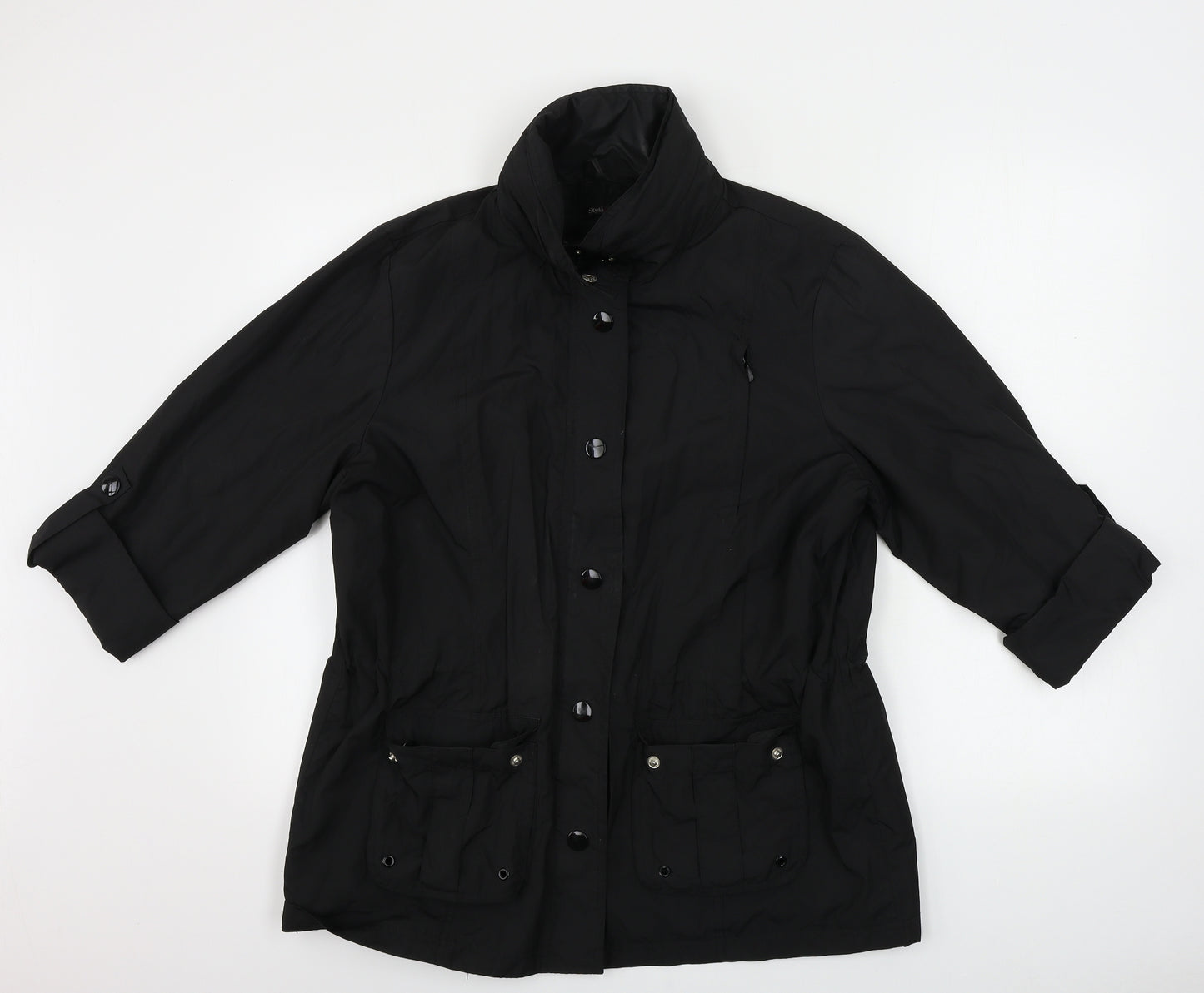 Style&co. Womens Black   Jacket Coat Size M