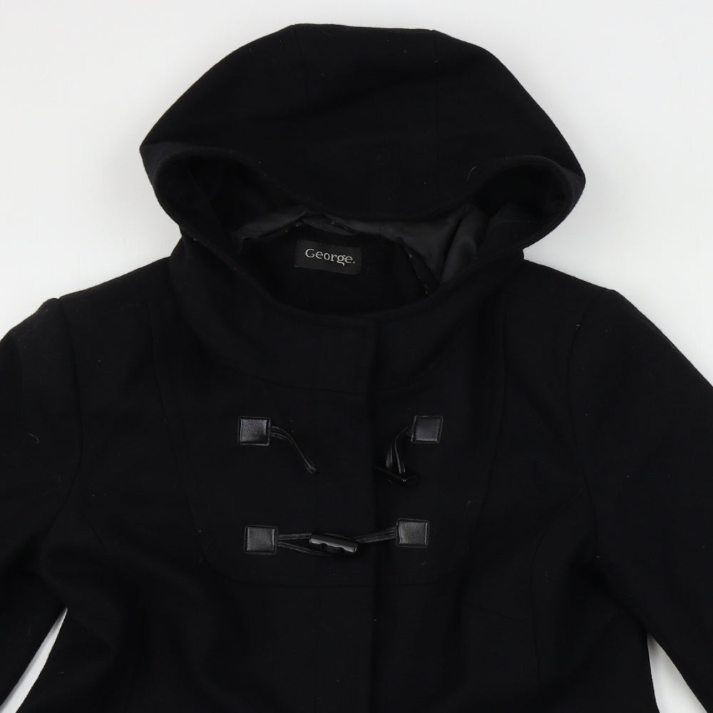 George  Womens Black   Jacket Coat Size 12
