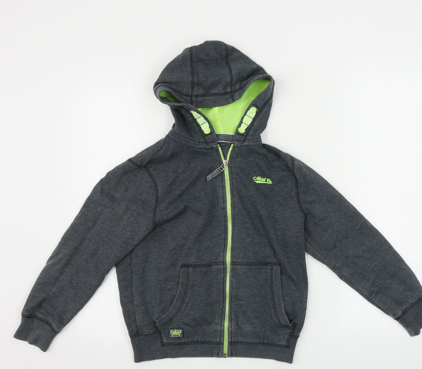 NEXT  Boys Green   Full Zip Hoodie Size 9 Years