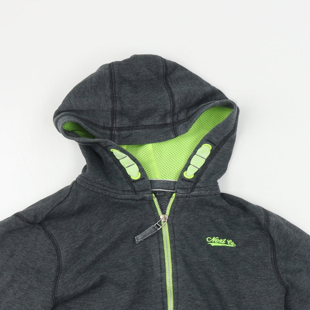 NEXT  Boys Green   Full Zip Hoodie Size 9 Years