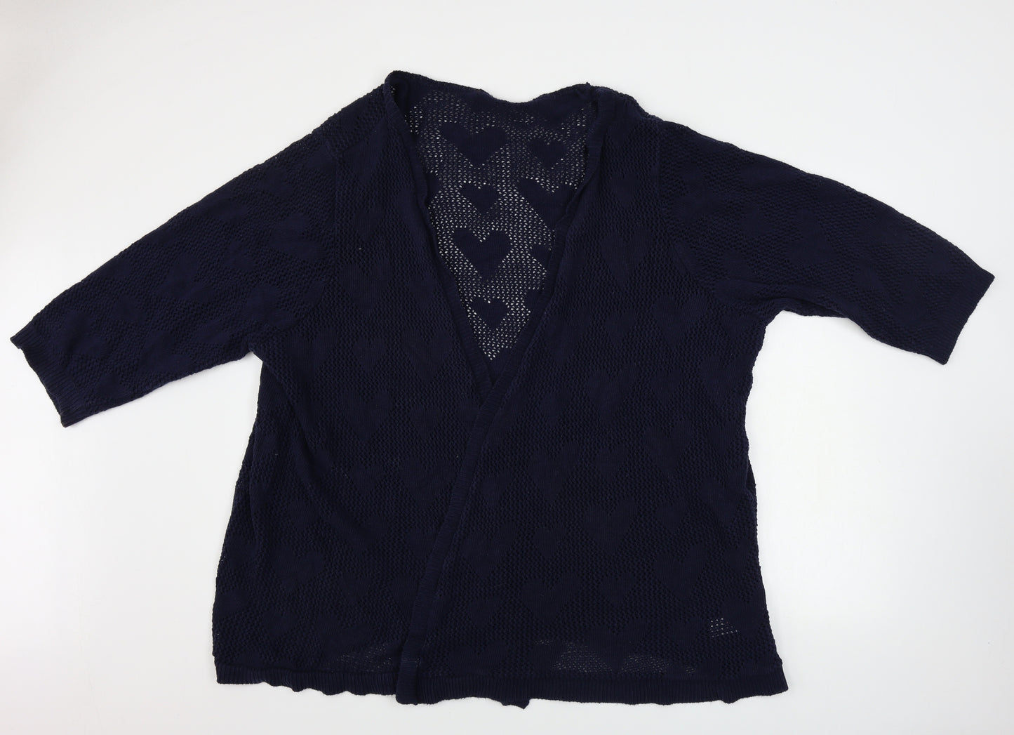 Preworn  Womens Blue   Cardigan Jumper Size 30
