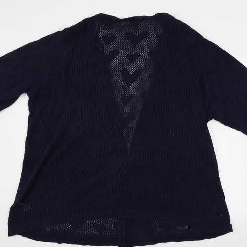 Preworn  Womens Blue   Cardigan Jumper Size 30