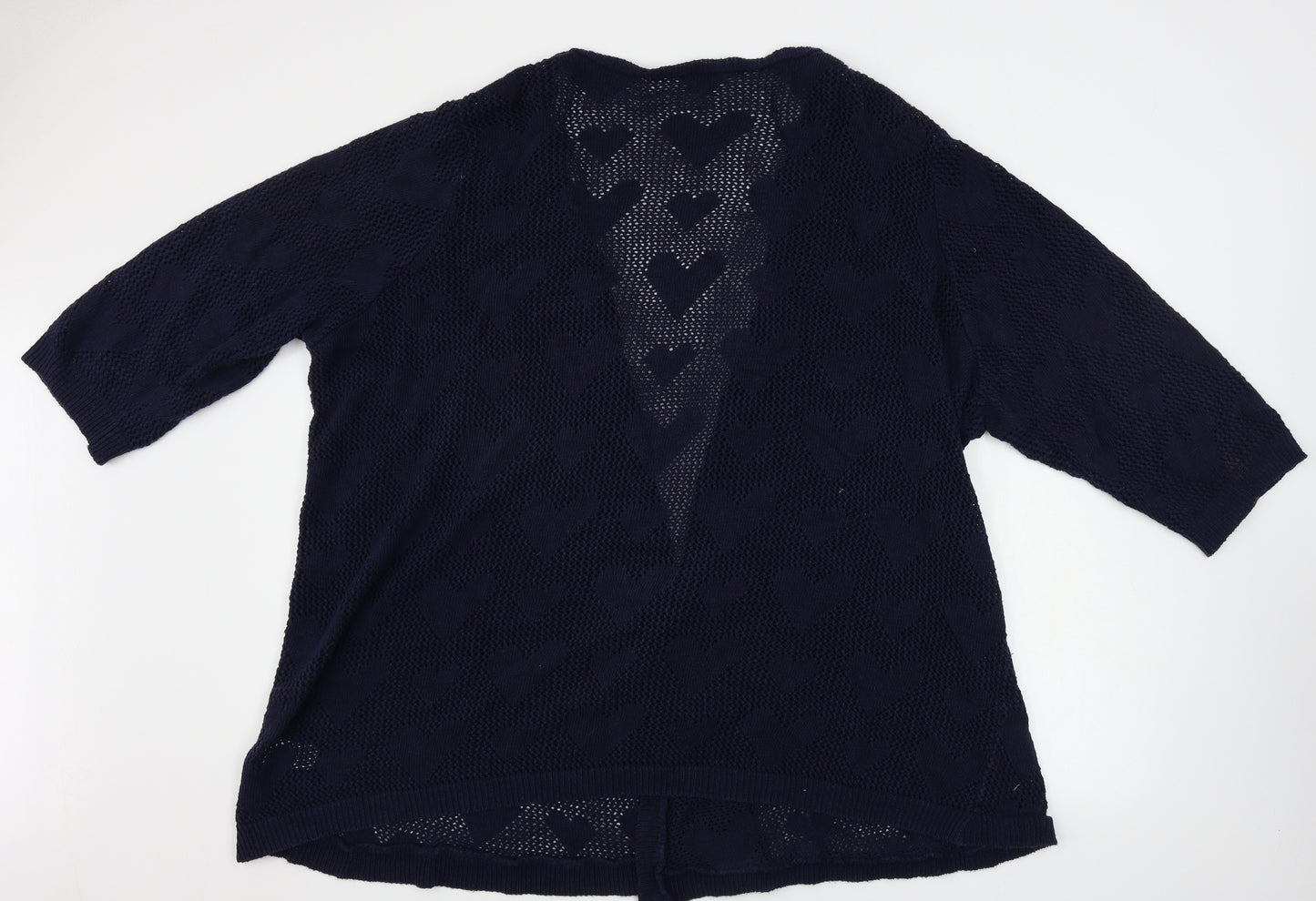 Preworn  Womens Blue   Cardigan Jumper Size 30