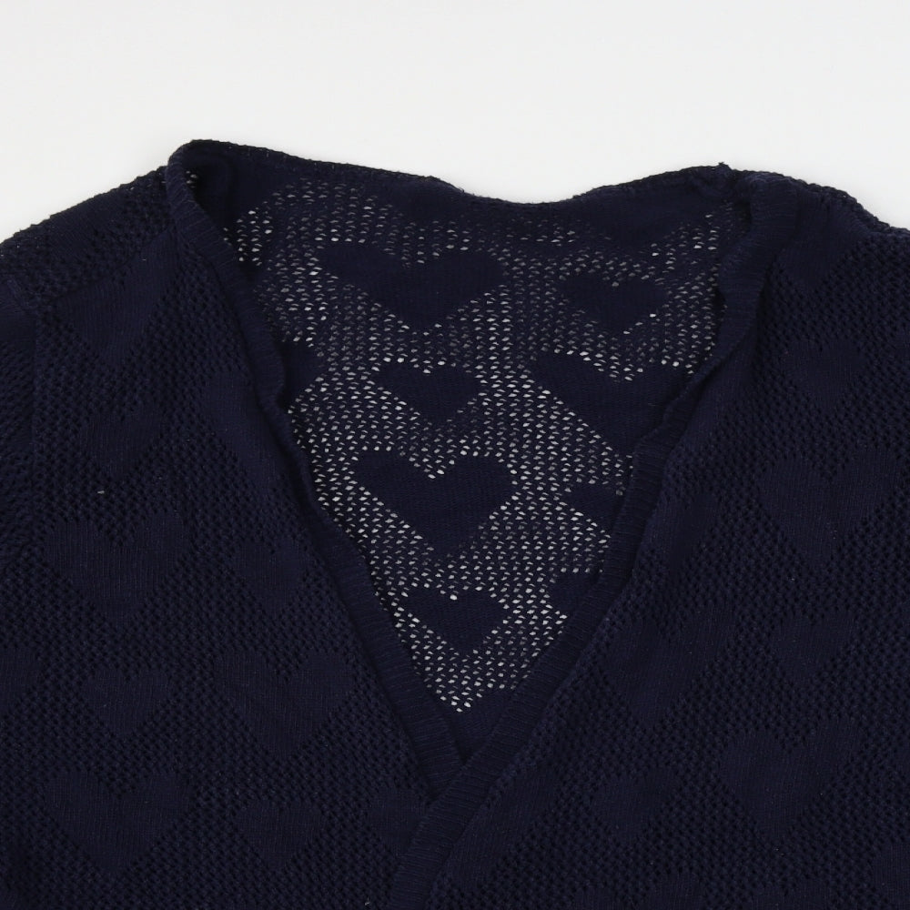 Preworn  Womens Blue   Cardigan Jumper Size 30
