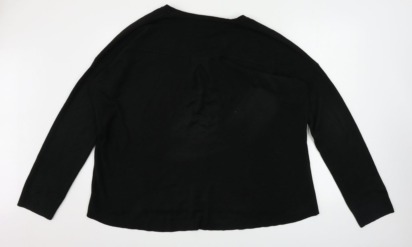 George  Womens Black   Pullover Jumper Size 24