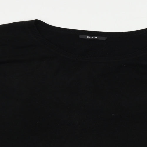 George  Womens Black   Pullover Jumper Size 24
