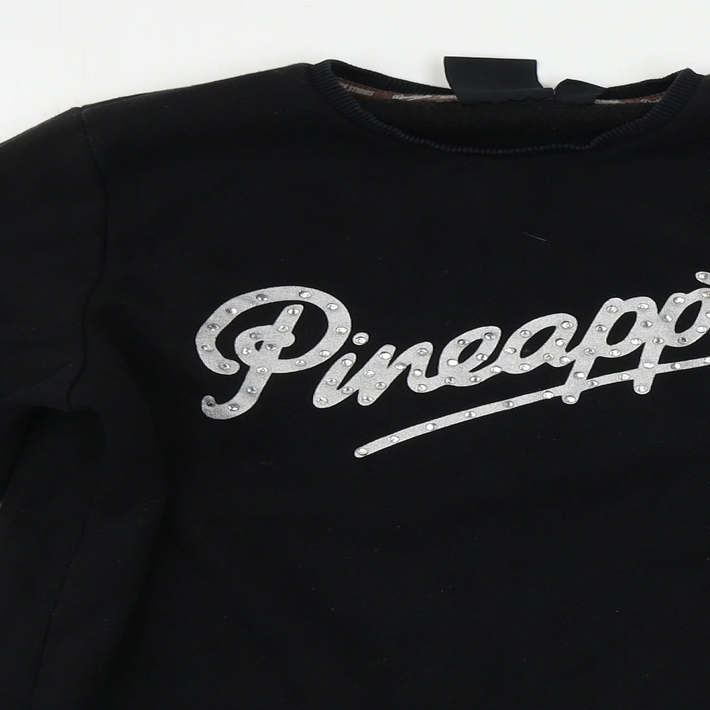 Primark  Girls Black   Pullover Jumper Size 11-12 Years