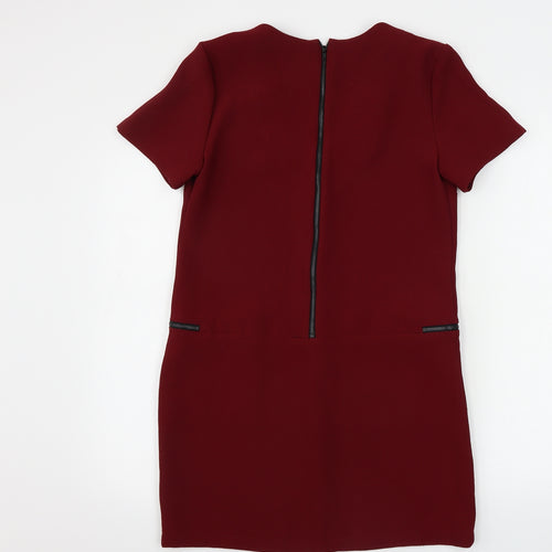 Topshop  Womens Red   A-Line  Size 8