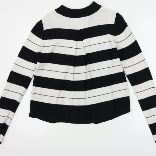 URBAN BLISS  Womens White Striped  Pullover Jumper Size 10