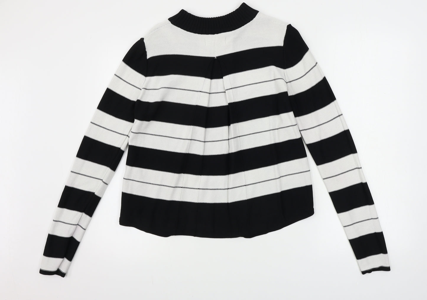URBAN BLISS  Womens White Striped  Pullover Jumper Size 10