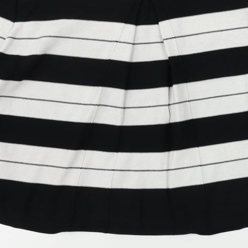 URBAN BLISS  Womens White Striped  Pullover Jumper Size 10