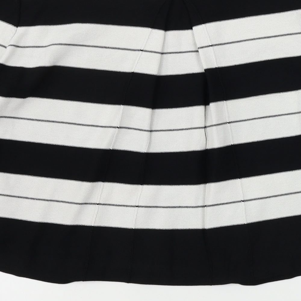 URBAN BLISS  Womens White Striped  Pullover Jumper Size 10