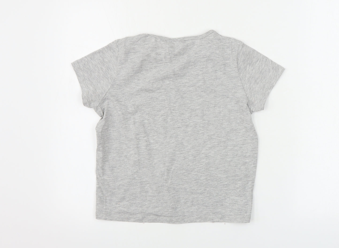 M&Co Boys Grey   Basic T-Shirt Size 12 Years