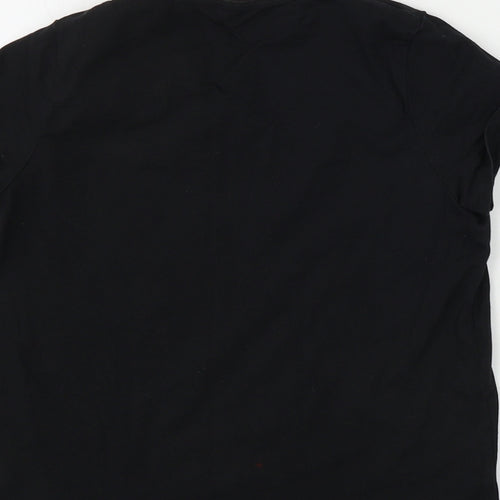 M&Co Girls Black   Basic T-Shirt Size 12 Years