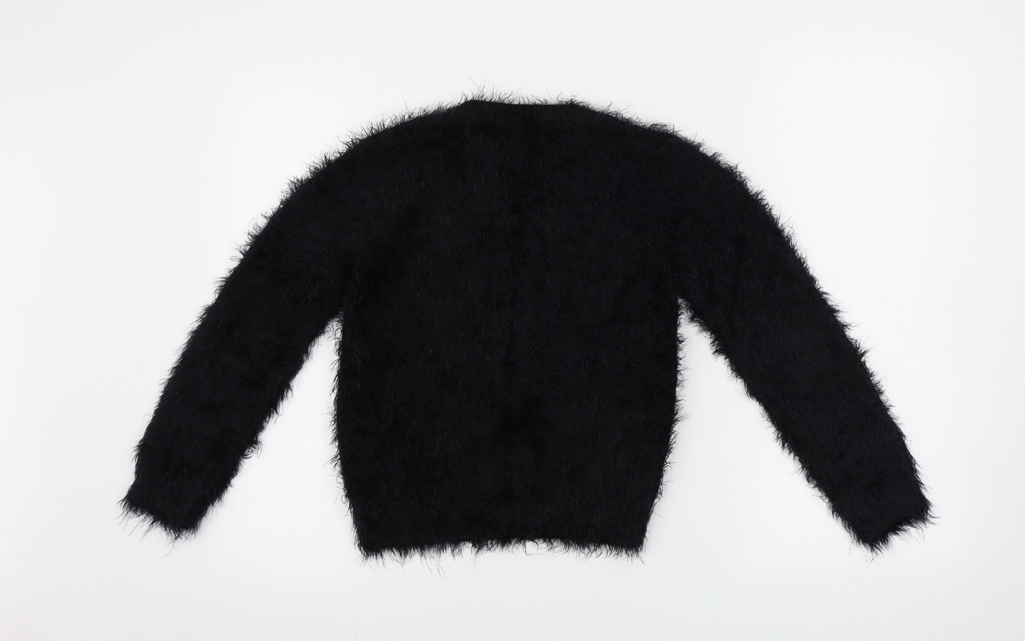 NEXT  Girls Black   Pullover Jumper Size 12 Years  - Christmas Jumper