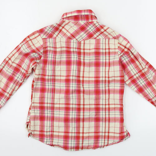 NEXT  Girls Pink Check  Basic Button-Up Size 10-11 Years