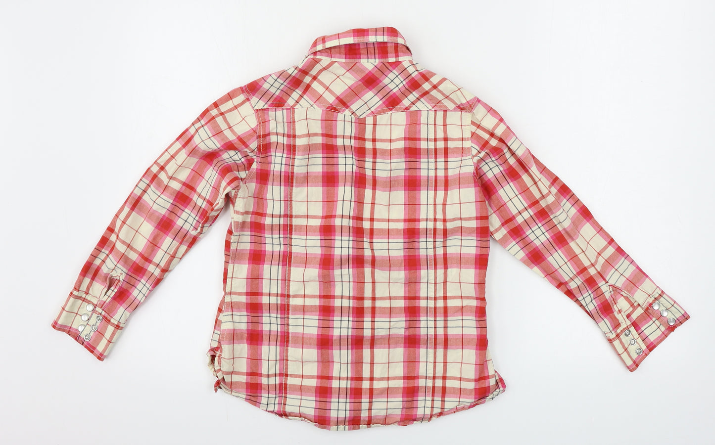 NEXT  Girls Pink Check  Basic Button-Up Size 10-11 Years