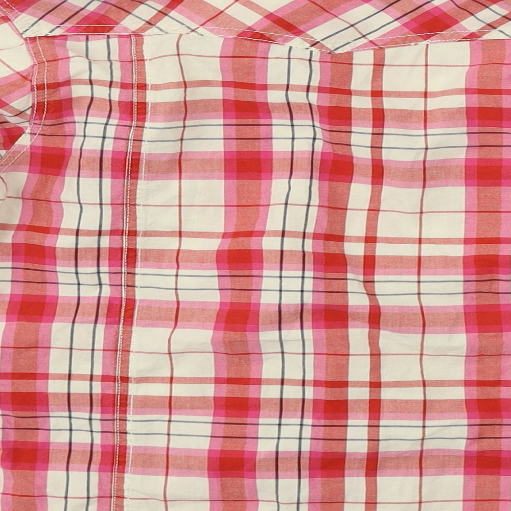 NEXT  Girls Pink Check  Basic Button-Up Size 10-11 Years