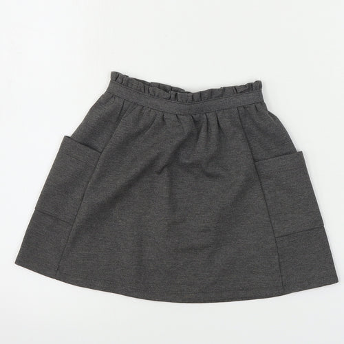 George  Girls Grey   A-Line Skirt Size 3-4 Years