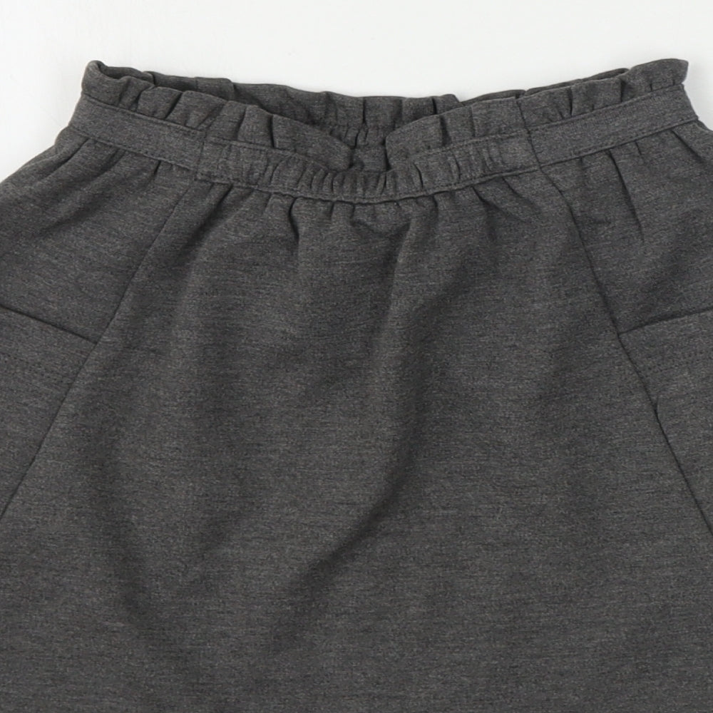 George  Girls Grey   A-Line Skirt Size 3-4 Years
