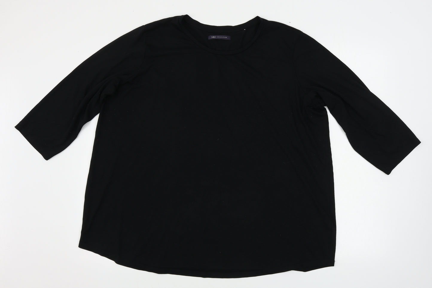 Marks and Spencer  Womens Black   Basic Blouse Size 24