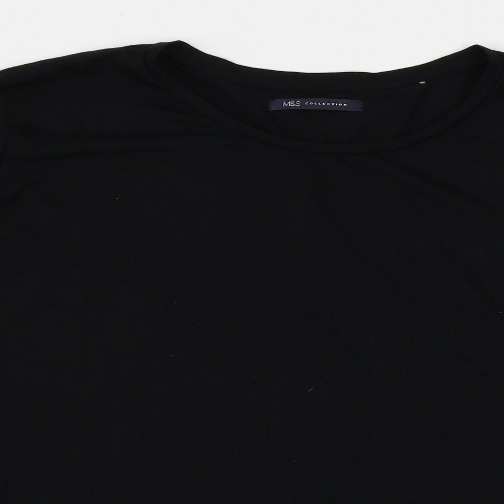 Marks and Spencer  Womens Black   Basic Blouse Size 24
