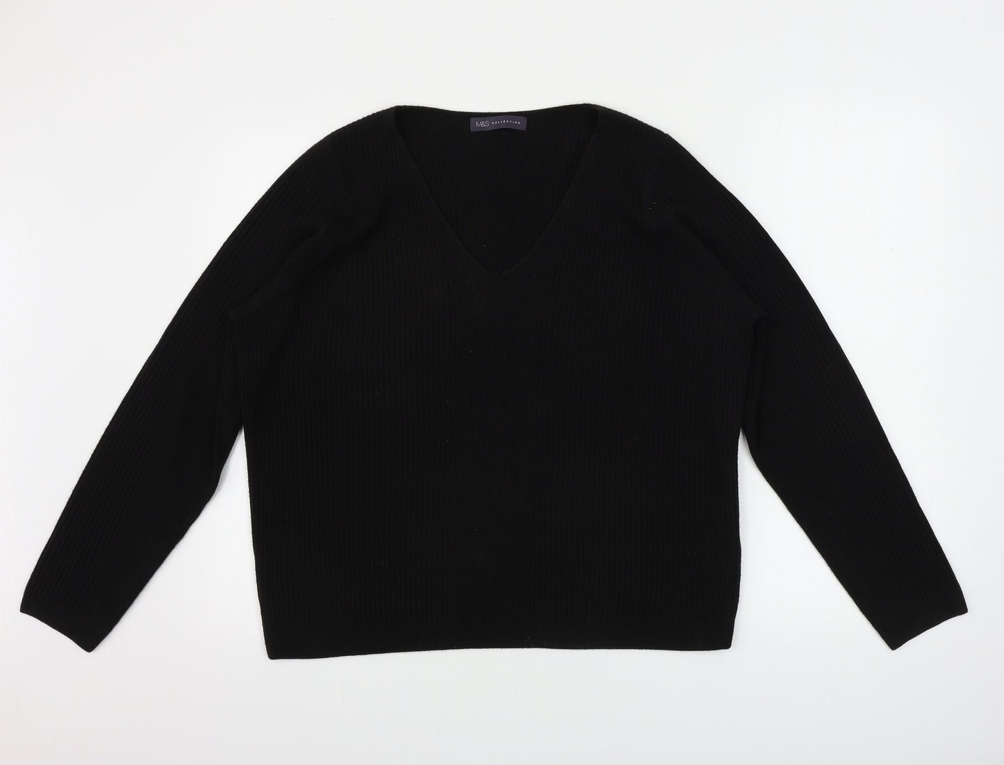 Marks and Spencer  Womens Black   Pullover Jumper Size 16