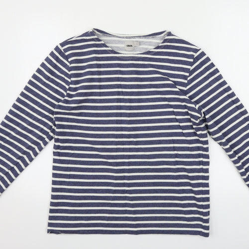 ASOS  Womens Blue Striped  Pullover Jumper Size L