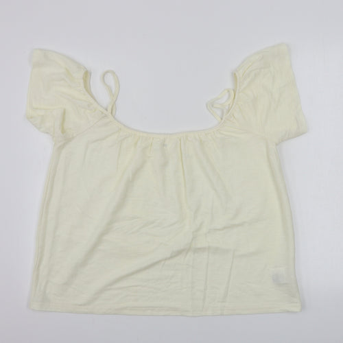 H&M  Womens Beige   Basic Blouse Size L