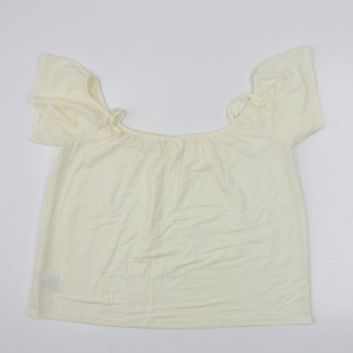 H&M  Womens Beige   Basic Blouse Size L