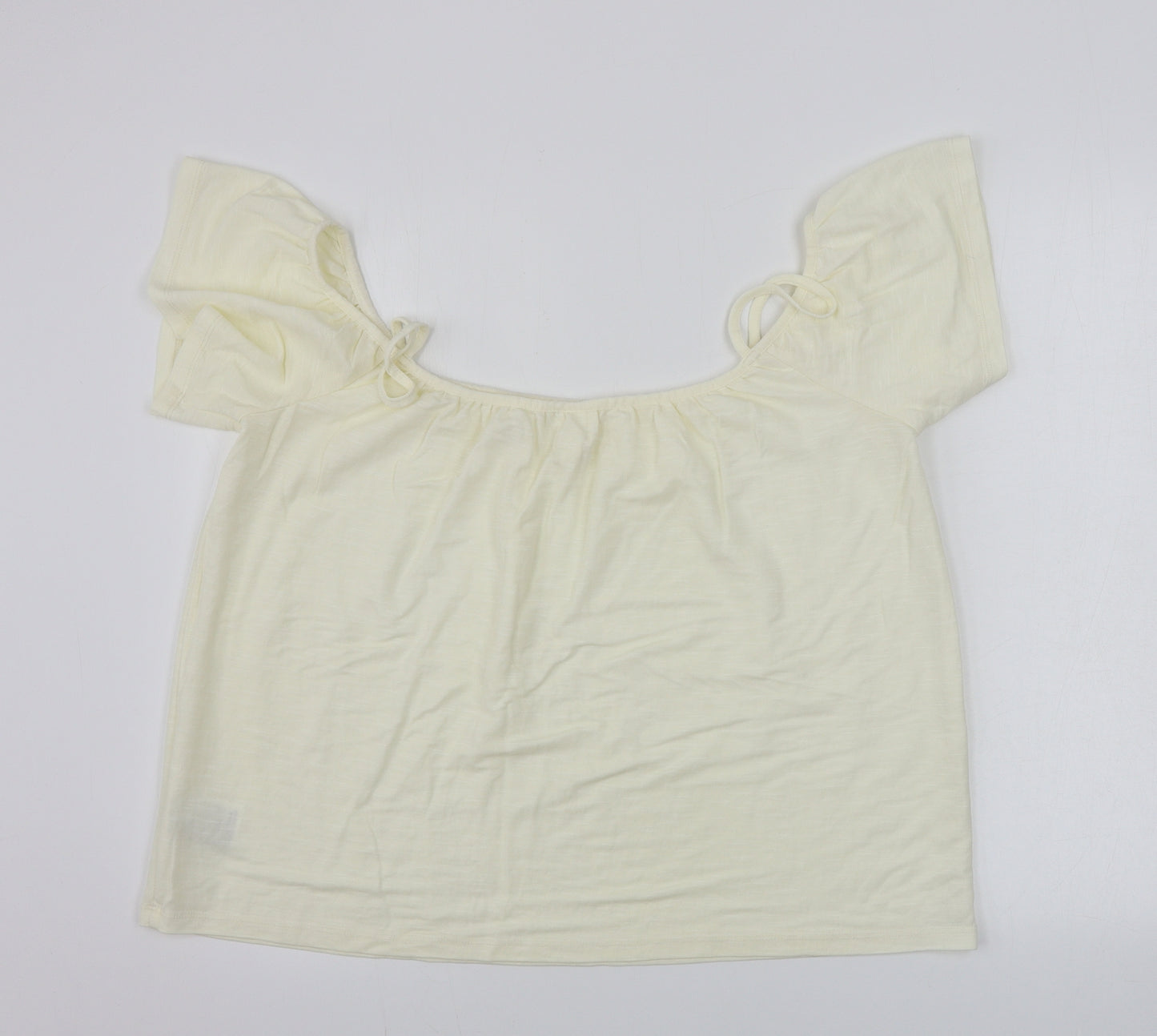 H&M  Womens Beige   Basic Blouse Size L