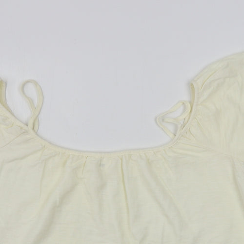 H&M  Womens Beige   Basic Blouse Size L