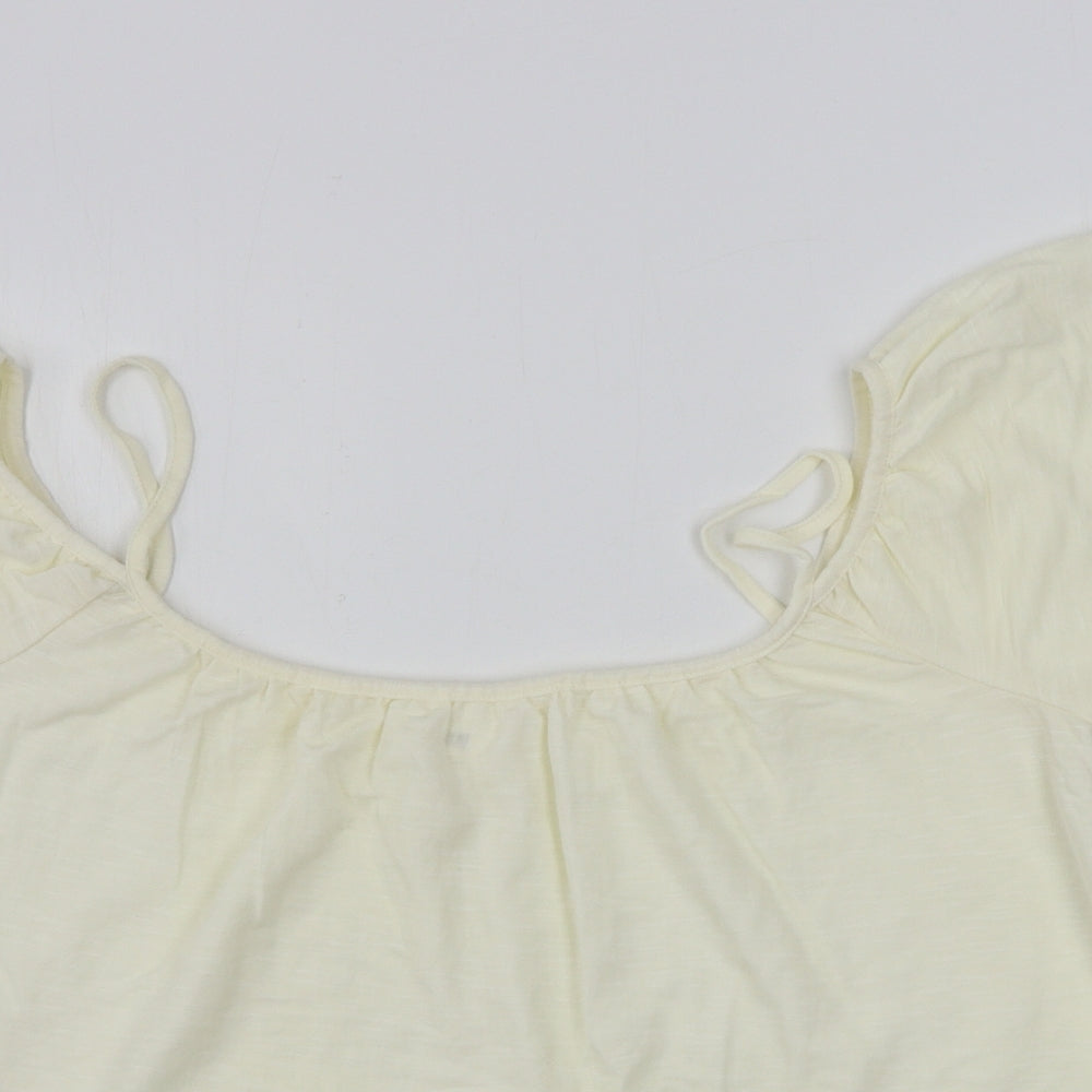 H&M  Womens Beige   Basic Blouse Size L