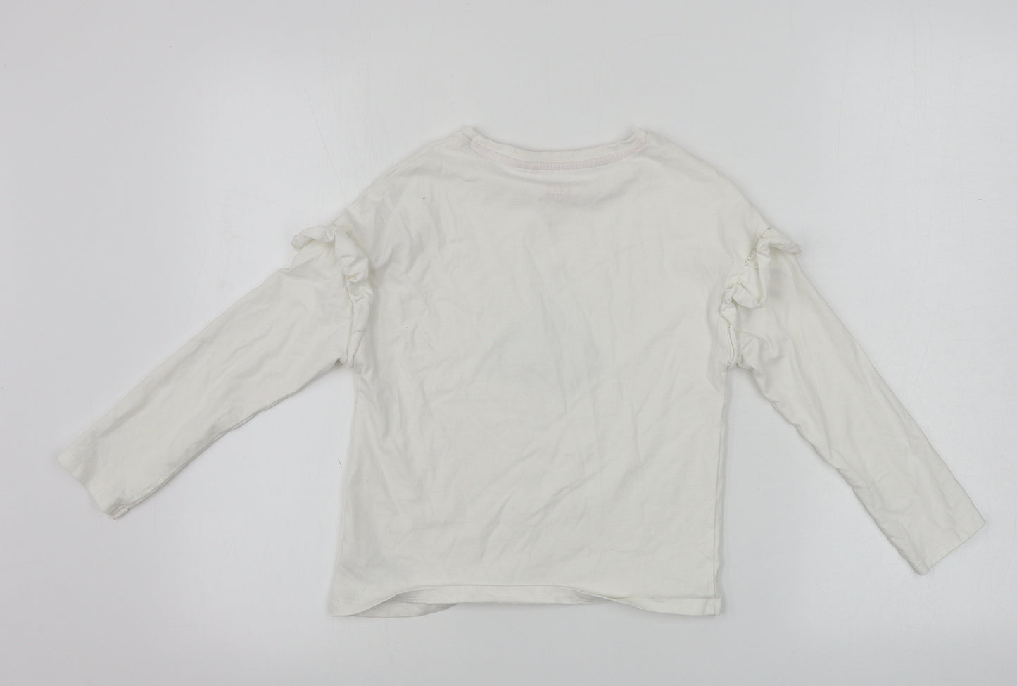 NEXT  Girls White   Basic T-Shirt Size 8 Years
