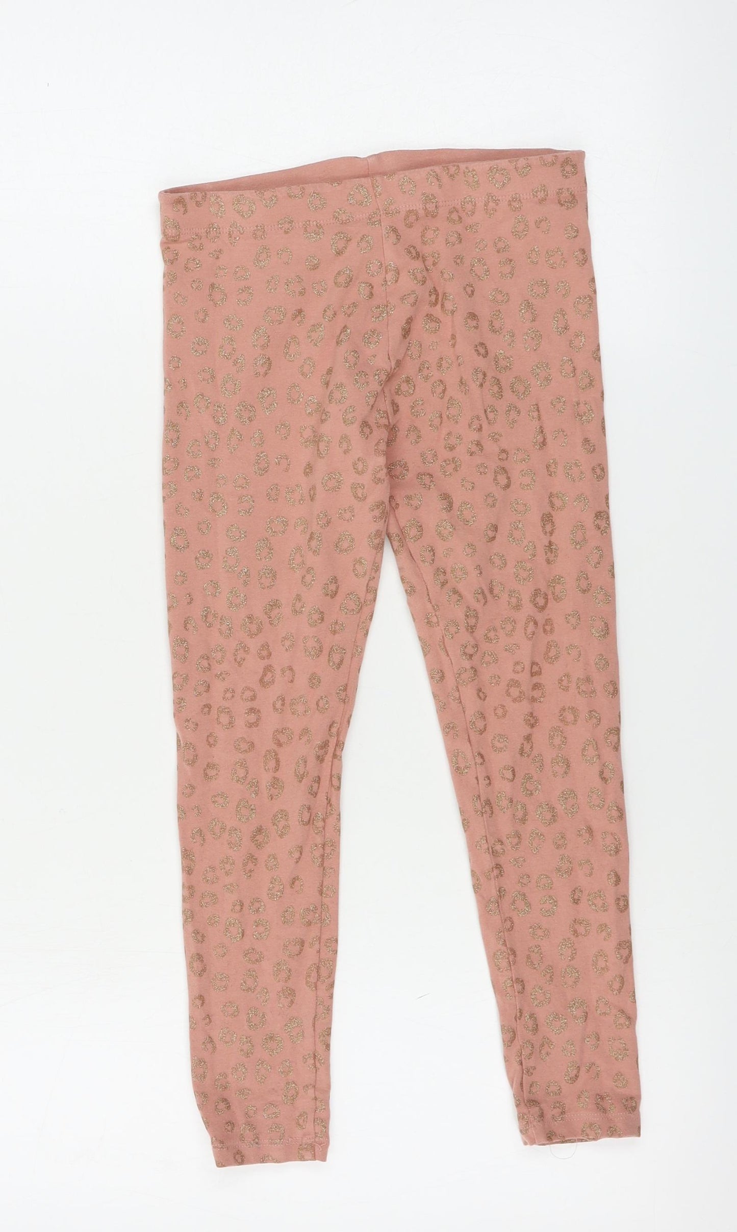 NEXT  Girls Pink Animal Print   Trousers Size 9 Years