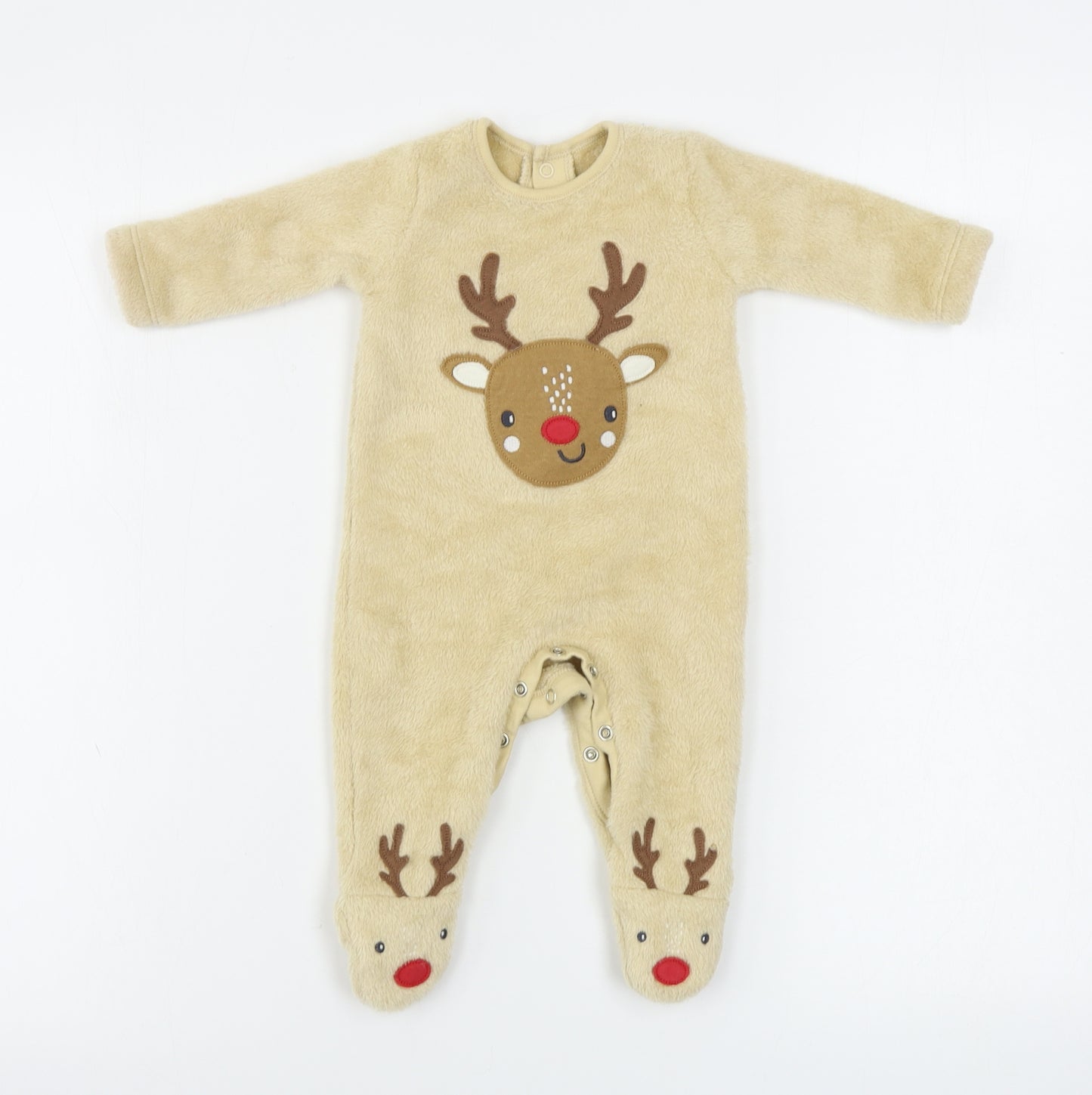 Nutmeg  Girls Brown   Babygrow One-Piece Size 0-3 Months
