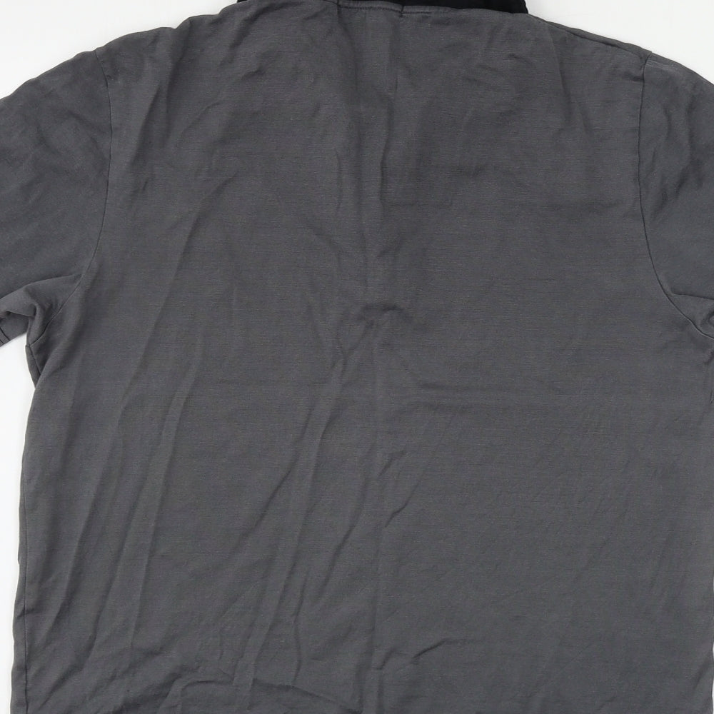 George  Mens Grey    Polo Size S
