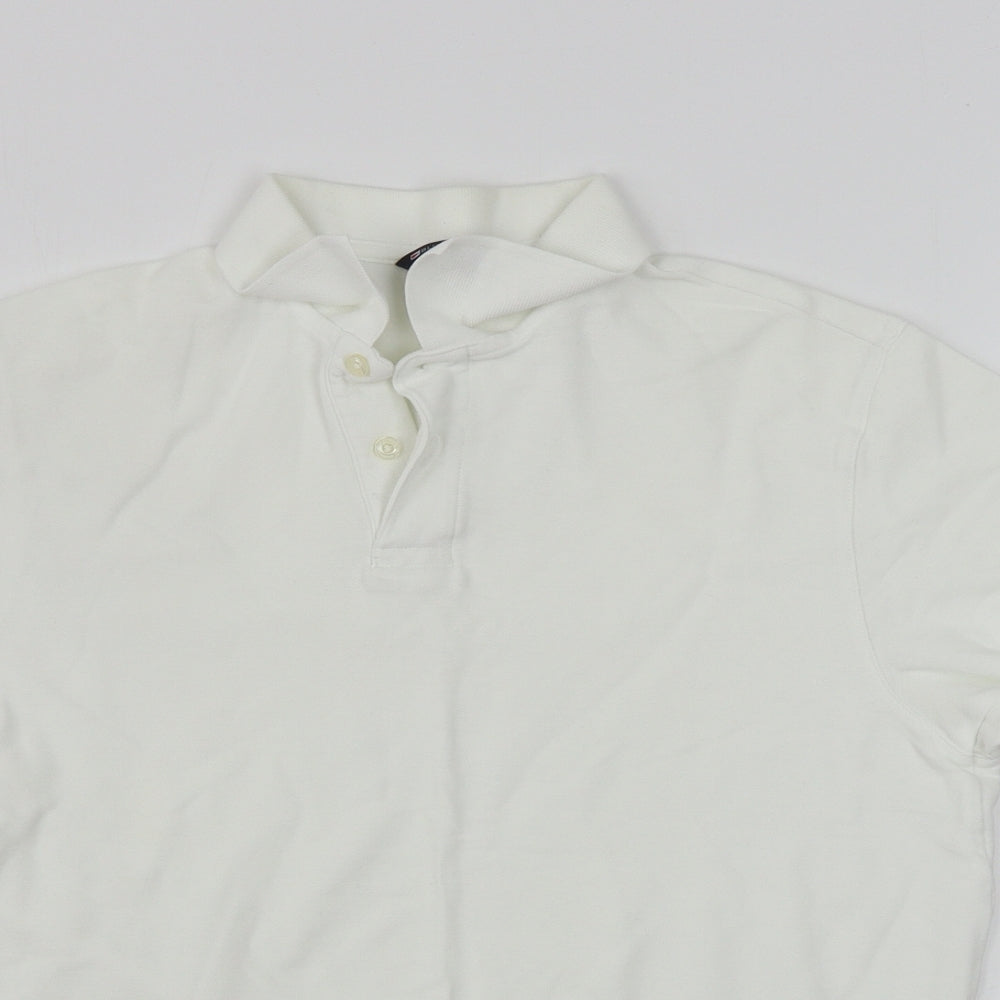 Marks and Spencer  Mens White    Polo Size M