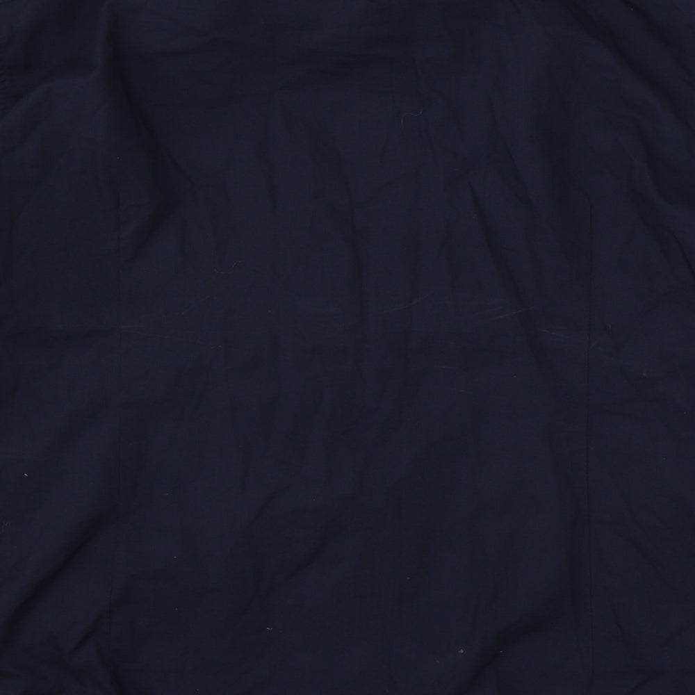 River Island  Mens Blue    Dress Shirt Size XL