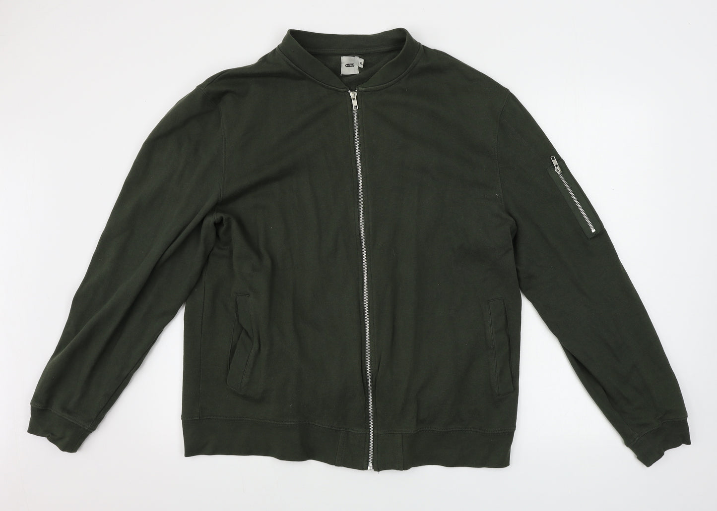 ASOS  Mens Green   Jacket Coatigan Size XL