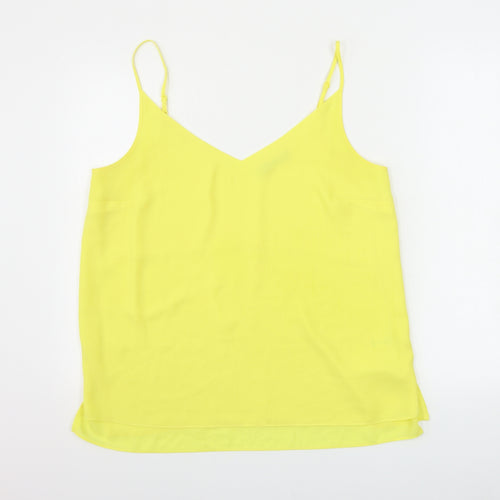 George  Womens Yellow   Basic Blouse Size 14