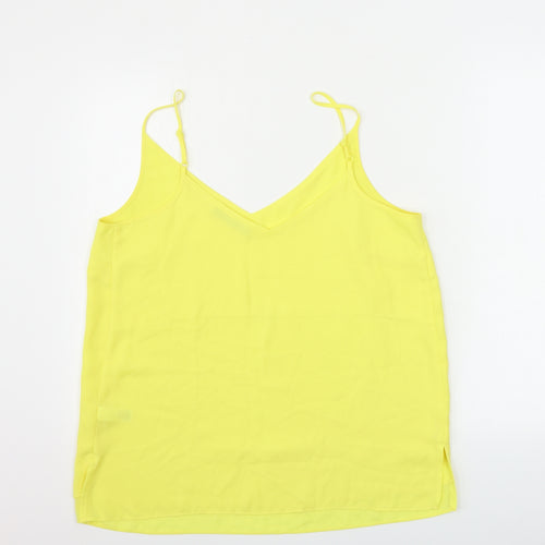 George  Womens Yellow   Basic Blouse Size 14