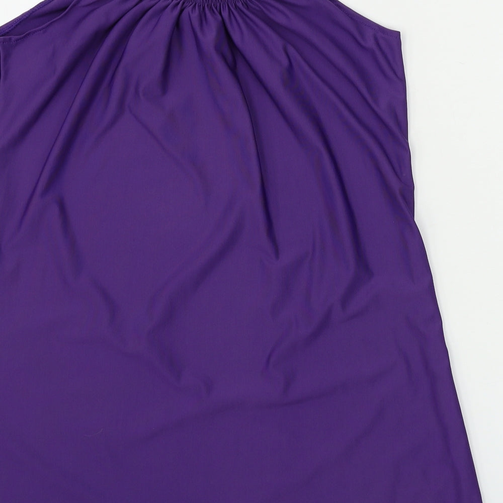 Preworn Womens Purple   Basic Blouse Size S