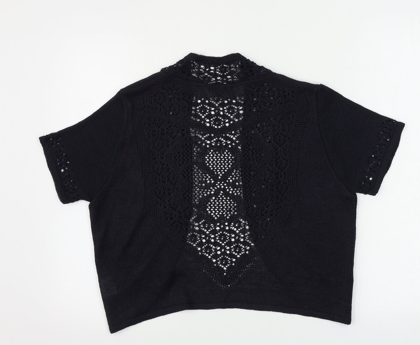 Soon Womens Black   Cardigan Jumper Size 16